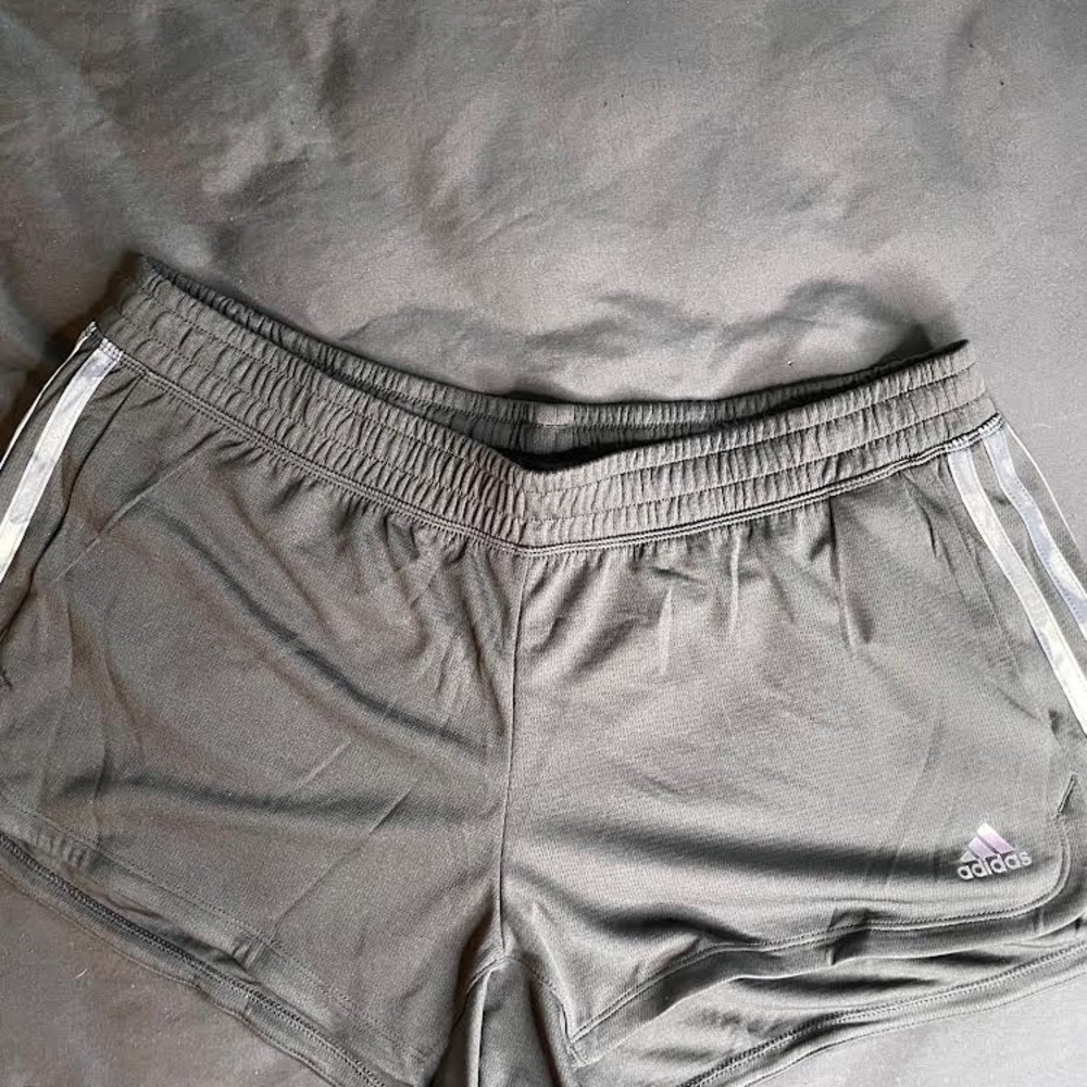 ADIDAS PACER 3-STRIPES KNIT SHORTS BLACK 100% AUTHENTIC